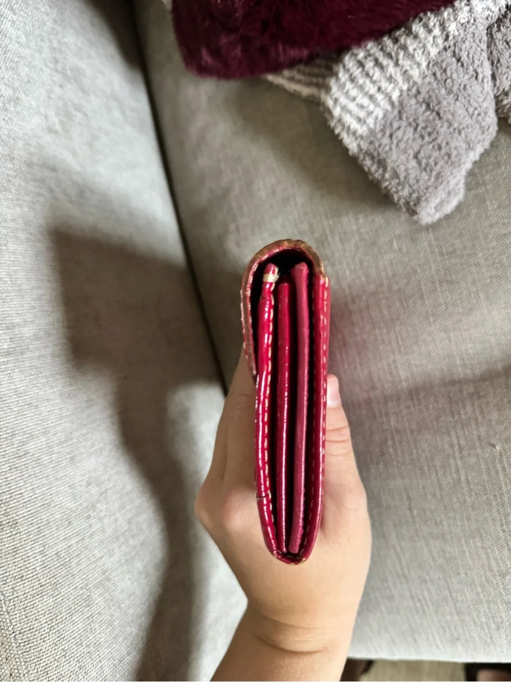 Vivienne Westwood Red Wallet with Silver